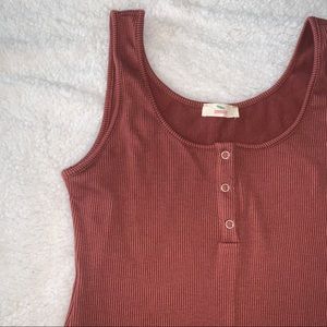 🐒 ribbed bodysuit tank